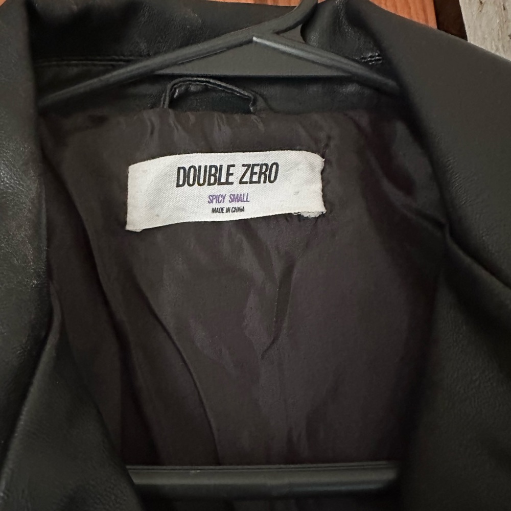 Fake leather jacket